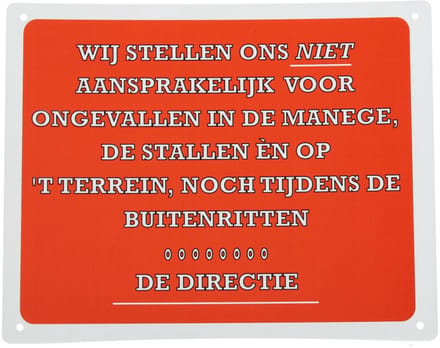 Epplejeck Bord Epplejeck Niet Aansprakelijk