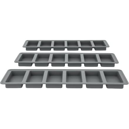 SILVERCREST Siliconen bakvormen (Reepvormen set van 3)