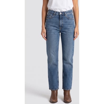 ARKET Fern Cropped Flared Stretch Blue Größe: W28 | Straight Jeans Outlet | Damen | Blau