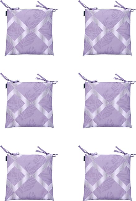 Madison - Zitkussen - Universeel - 6 st - 46x46cm - Demi Lila - Paars