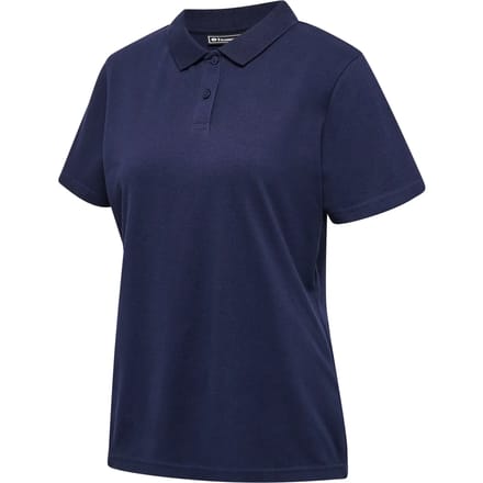 Dames stretch poloshirt Hummel Red