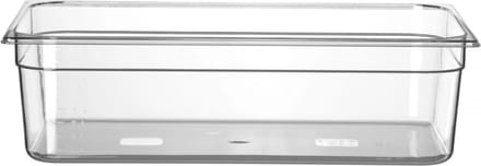 HENDI Gastronorm container – polycarbonaat – 21L – transparant – 530x325x150 mm