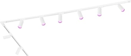 Ledvion - Smart LED Railverlichting 3M + 8 Railspots (4.9W - RGB - Wit - Dimbaar) - 1-Fase