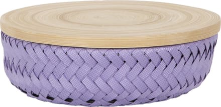 Handed By Wonder XS - Opbergmand rond met deksel- donker lila