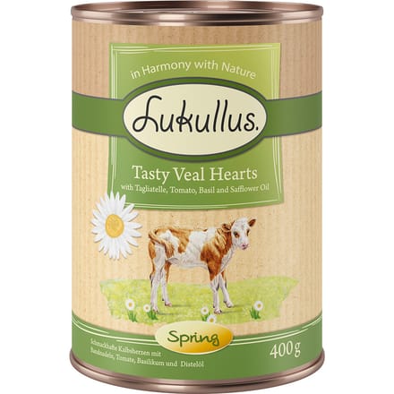 Lukullus Lente-Menu: Fijn Kalfsvleeshart - 6 x 400 g
