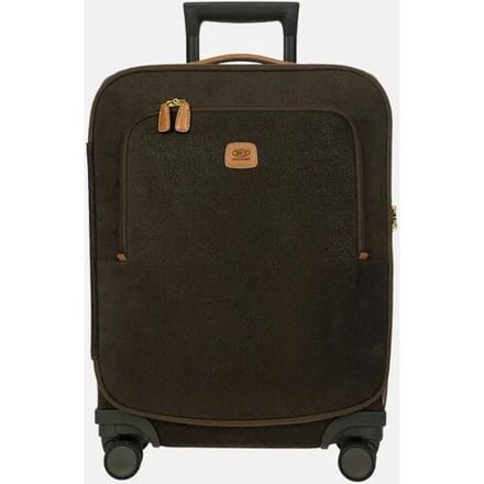 BRIC'S met laptopvak Life Cabin Trolley 55 cm Olive Donkergroen