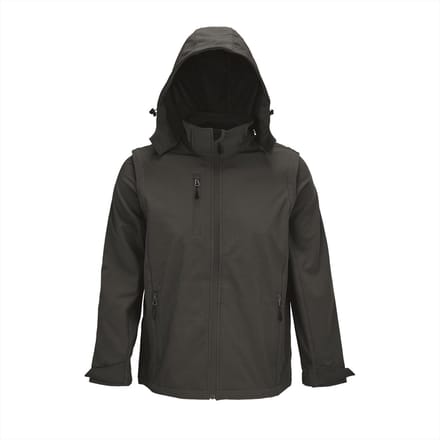 SOL'S Softshell Jacket 3in1 Falcon L03995 - Charcoal Grey (Solid) - 3XL