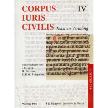 Corpus Iuris Civilis / Iv Digesten 25-34
