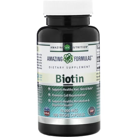 Amazing Nutrition, Biotine, 10.000 mcg, 100 vegetarische capsules
