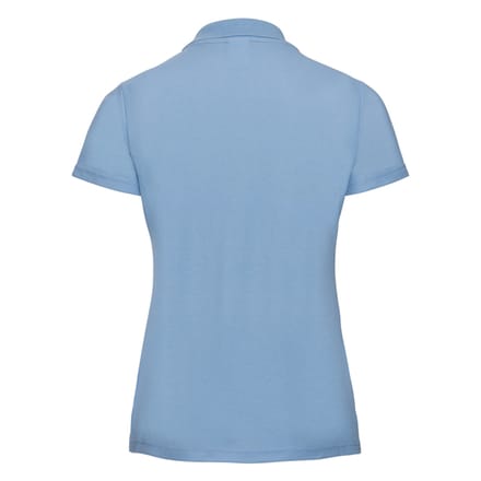 Russell Dames/Dames Klassiek Polycotton Poloshirt (Sky)