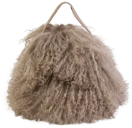 deurstopper schaap krulhaar beige 40x40cm