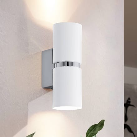 EGLO LED wandlamp Passa met 2 lampjes, rond, wit