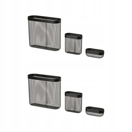 SKÅDIS Opbergmand Set - Zwart (3 stuks)