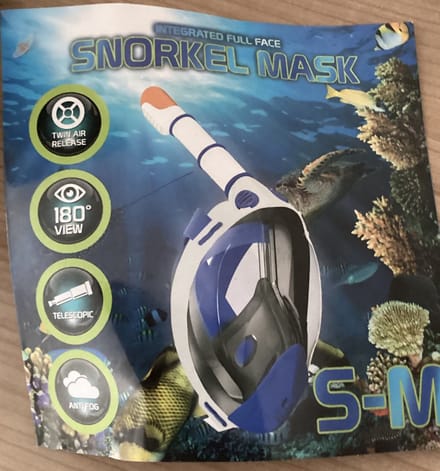 Snorkel mask maat S/M