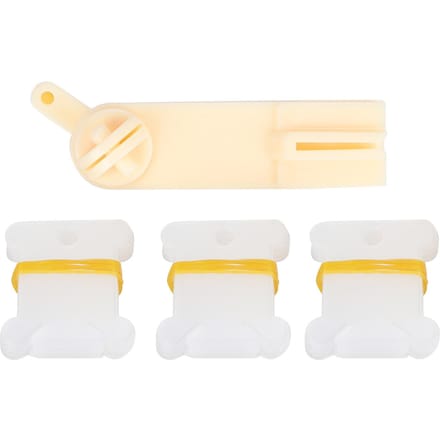 Borduurgaren organizerset kruissteek plastic spoel handmatige opwindmachine beige