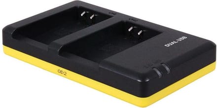 Huismerk Duo oplader voor 2 camera accu's Nikon EN-EL20 en EN-EL20a