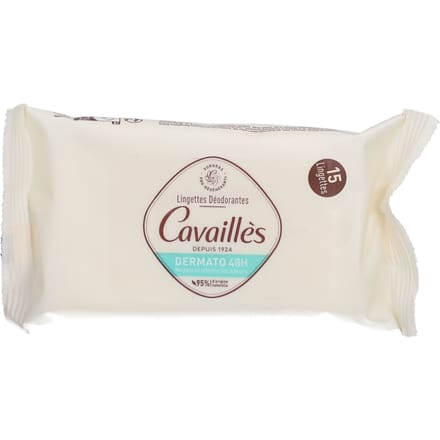 Roger Cavaillès Dermato 48H Deodorantdoekjes 1 Doekjes