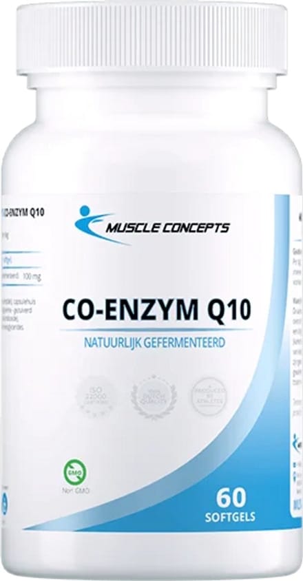 Co-Enzym Q10 - Zuivere Kwaliteit - 60 softgels | Muscle Concepts