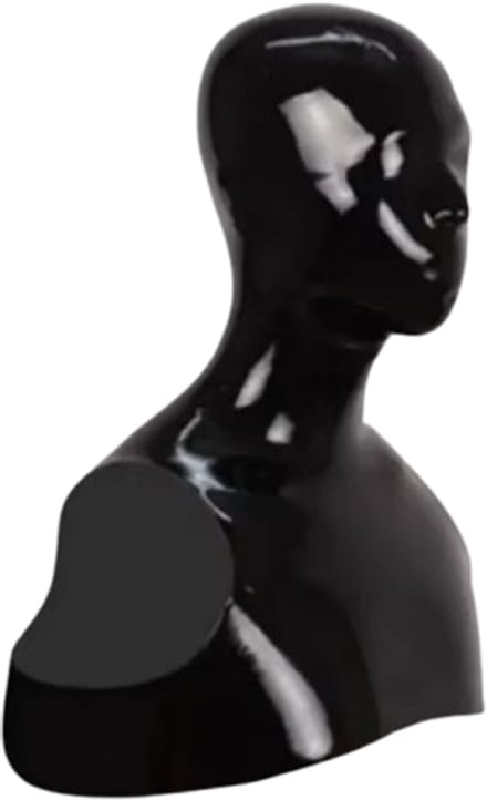 Latex masker met hemd - BDSM - Neus buisjes - Extreem - 100% Latex