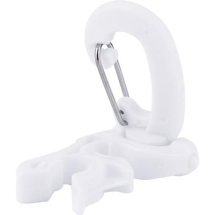 Duik Dubbele BCD Slanghouder Clip Regulator Bevestigingsgesp Haak voor Snorkelen (Wit) gray
