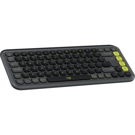 Logitech POP Icon Keys - Draadloos Toetsenbord - Bluetooth - Qwerty US - Graphite Green