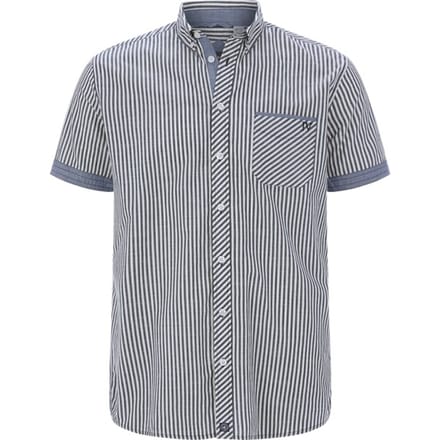 Overhemd met korte mouwen ODHELD donkerblauw