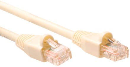ACT Ivoor 1 meter U/UTP CAT5E patchkabel snagless met RJ45 connectoren IB6501