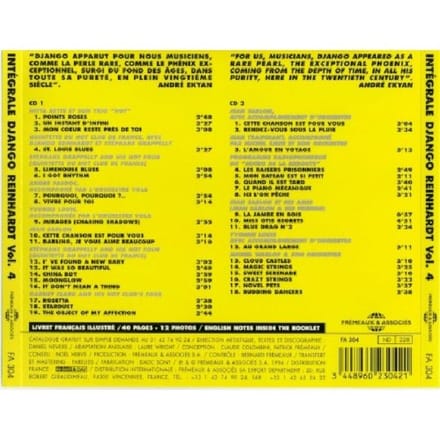 Django Reinhardt - Complete Django Reinhardt 4 (2 CD)