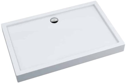 Schedpol Kronos PLUS Serie - Rechthoekige Douchebak - 120x90x14 cm - Antibacteriële Coating - Wit
