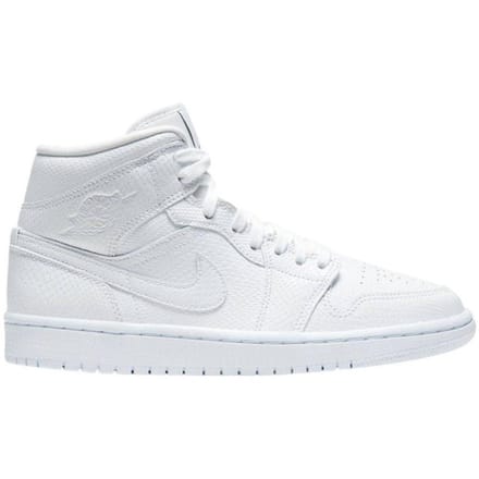 Hoge Sneakers Nike Baskets Air Jordan 1 Mid effet peau de serpent