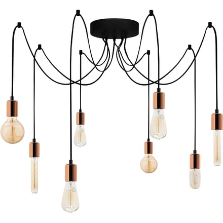 8-lichts Hanglamp Cappi | Opviq