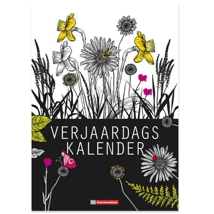 Verjaardagskalender Shadows - 21 cm breed - natuur
