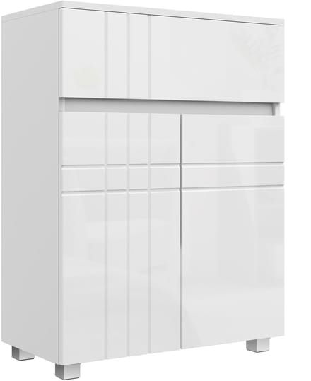 kleankin-Badkamervloerkast-Spaanplaat-60x30x80cm-Wit