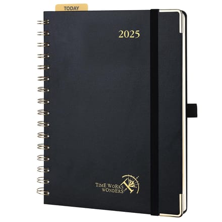 Efficiënte Weekplanner Agenda 2025 met Hardcover en Handige Functies
