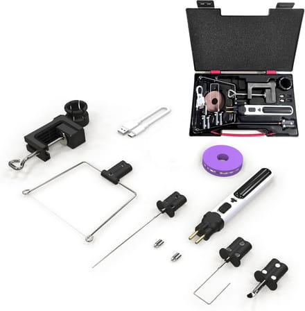 Elektrische piepschuimsnijder 5-in-1 - Professionele schuimsnijder met USB-oplading