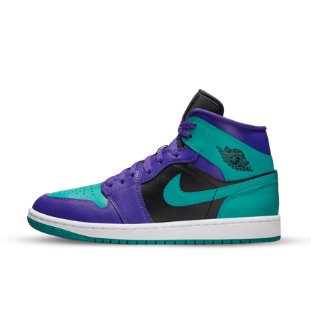 Air Jordan 1 Mid Black Grape (W) - Maat 43