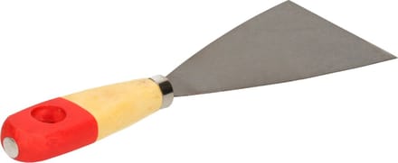 Bruder Mannesmann Plamuurmes - werkbreedte 80 mm - conisch geslepen staal - houten greep