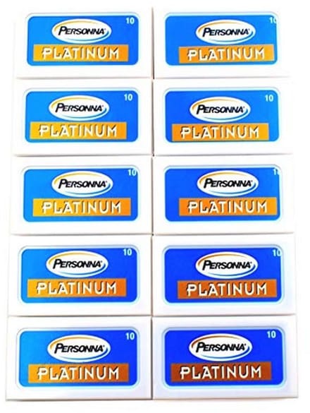 Platinum Scheermesjes - 100 Dubbele Scheermesjes voor een Gladde Scheerbeurt
