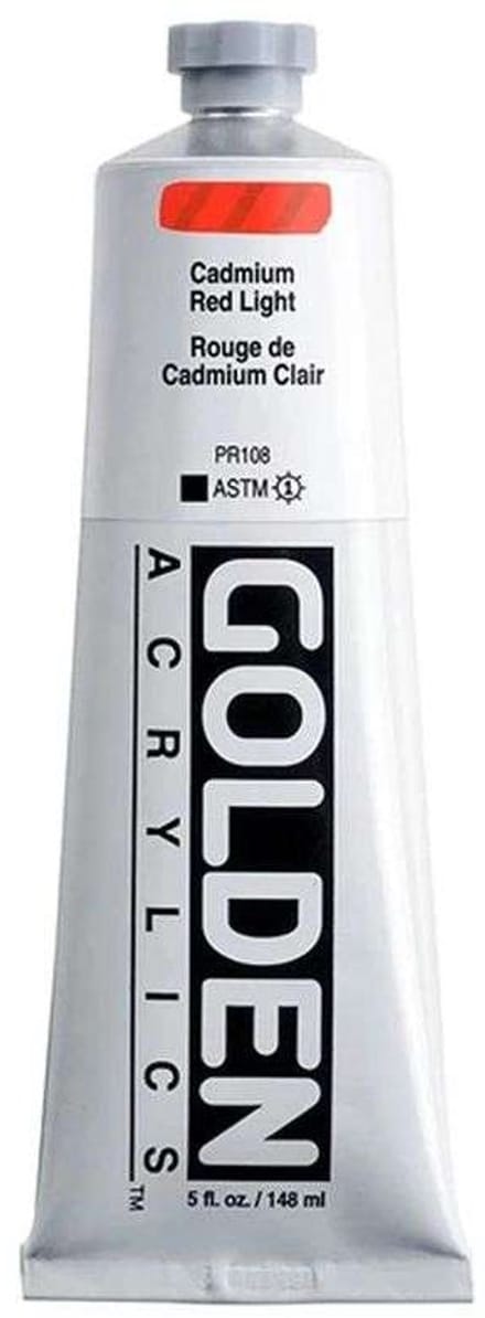 Golden Heavy Body Acrylverf Cadmiumrood Licht 59 ml