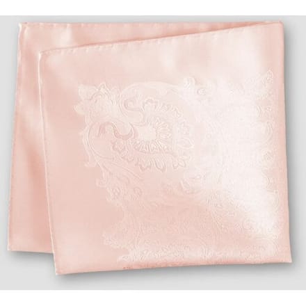 Eton Pochet Silk Woven Paisley Roze / male