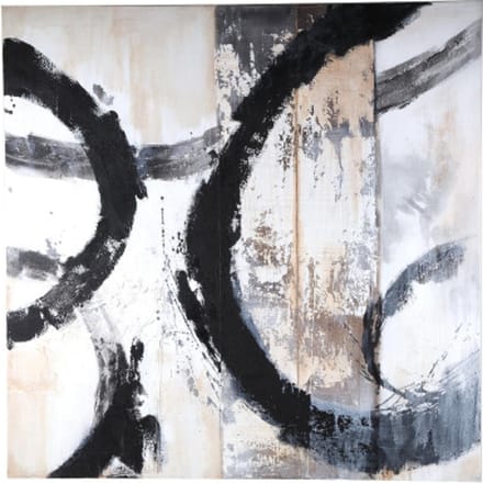 PTMD - Wandpaneel Jor - Zwart - 120x4x120cm