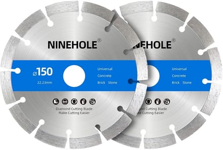 Diamantdoorslijpschijven 150 mm - 2 Stuks voor Perfecte Snijkwaliteit