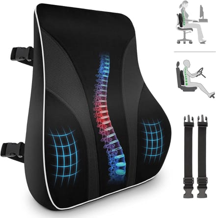 mavoa® rugkussen - traagschuim kussen - ergonomisch zitkussen