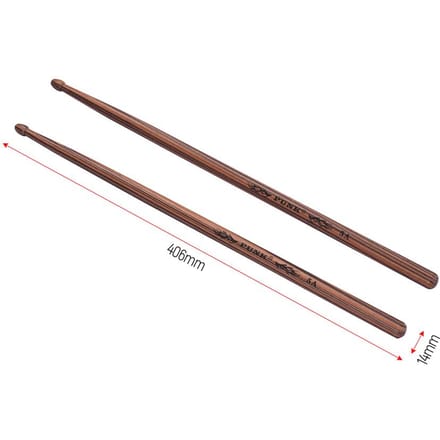 Een paar 7A/5A/5B houten drumstokken Drumset van esdoornhout 5A brown