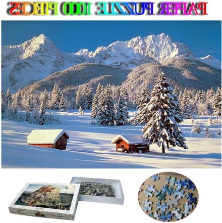 Landschap Puzzel - Houten Puzzel - Ontspanning Thuis - 1000 Stukjes - 70x50cm - Multicolor