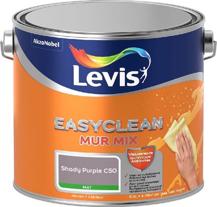 Levis - Easyclean Mur Mat Mix - Shady Purple C50 - Mengverf - 2,5 L
