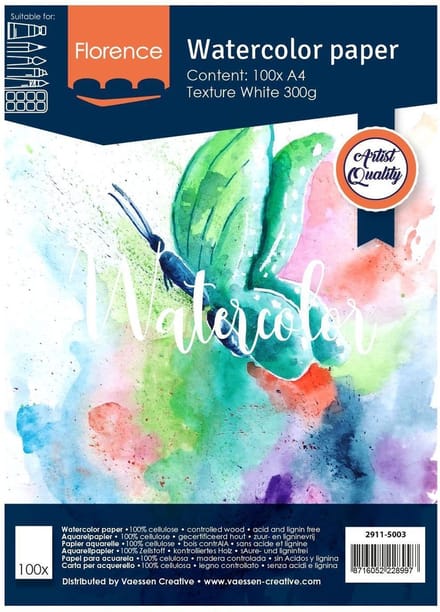 Florence Aquarelpapier - A4 - 300g - 100 vellen