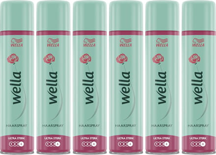 Wella Ultra Strong Hairspray -  haarspray - 6 x 250 ml