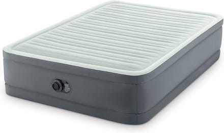 Luchtbed - Opblaasbaar matras - Logeren thuis - Ingebouwde pomp - 137x191cm - Grijs