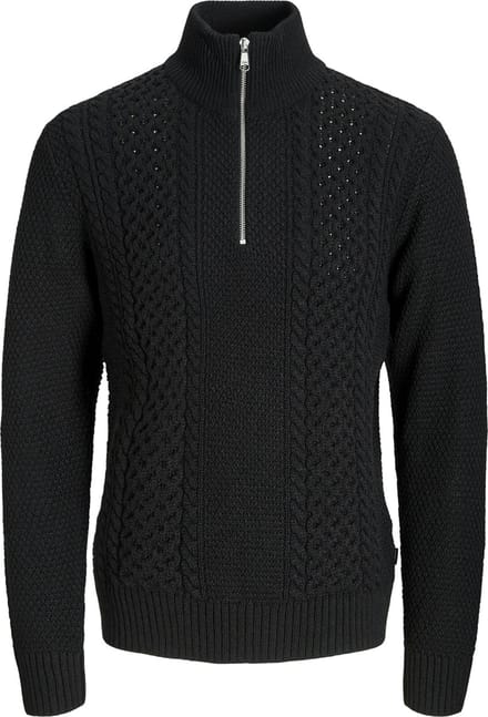 JACK&JONES - JJPAUL KNIT HALF ZIP - Heren - Gebreide truien
